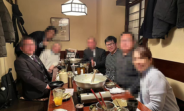 日本のコンテナ取引先に訪問