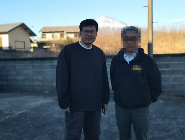 日本のコンテナ取引先に訪問